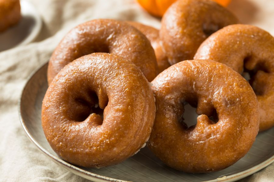 Rosquillas De Pastel De Calabaza