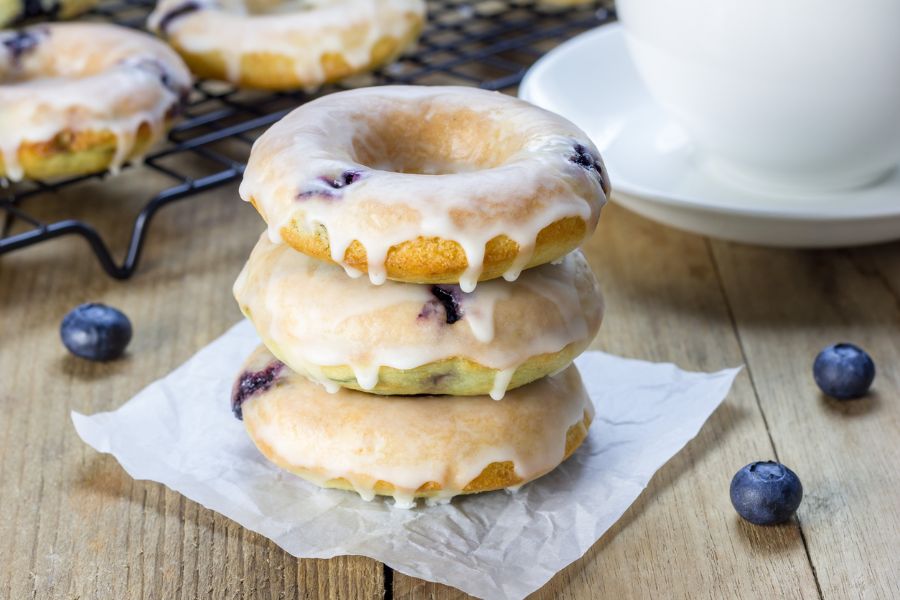 Donuts con glaseado