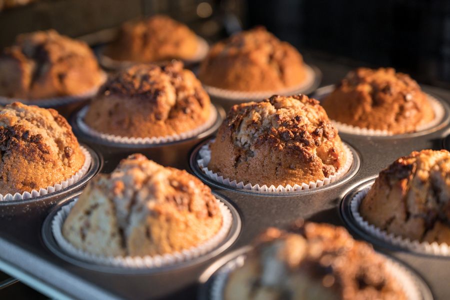 Los muffins resultaron en su punto máximo